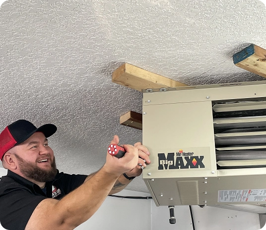 Reliable garage heater performance