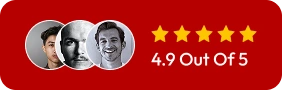 4.9 Out Of 5 Google Rating