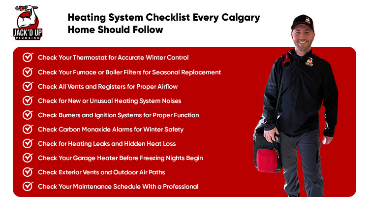Heating System Checklist Every Calgary Home Should Follow